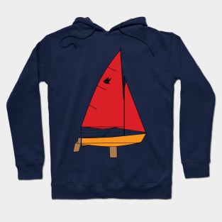 Mirror Dinghy Sailboat Hoodie